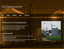 Tablet Screenshot of ccconstructionia.com
